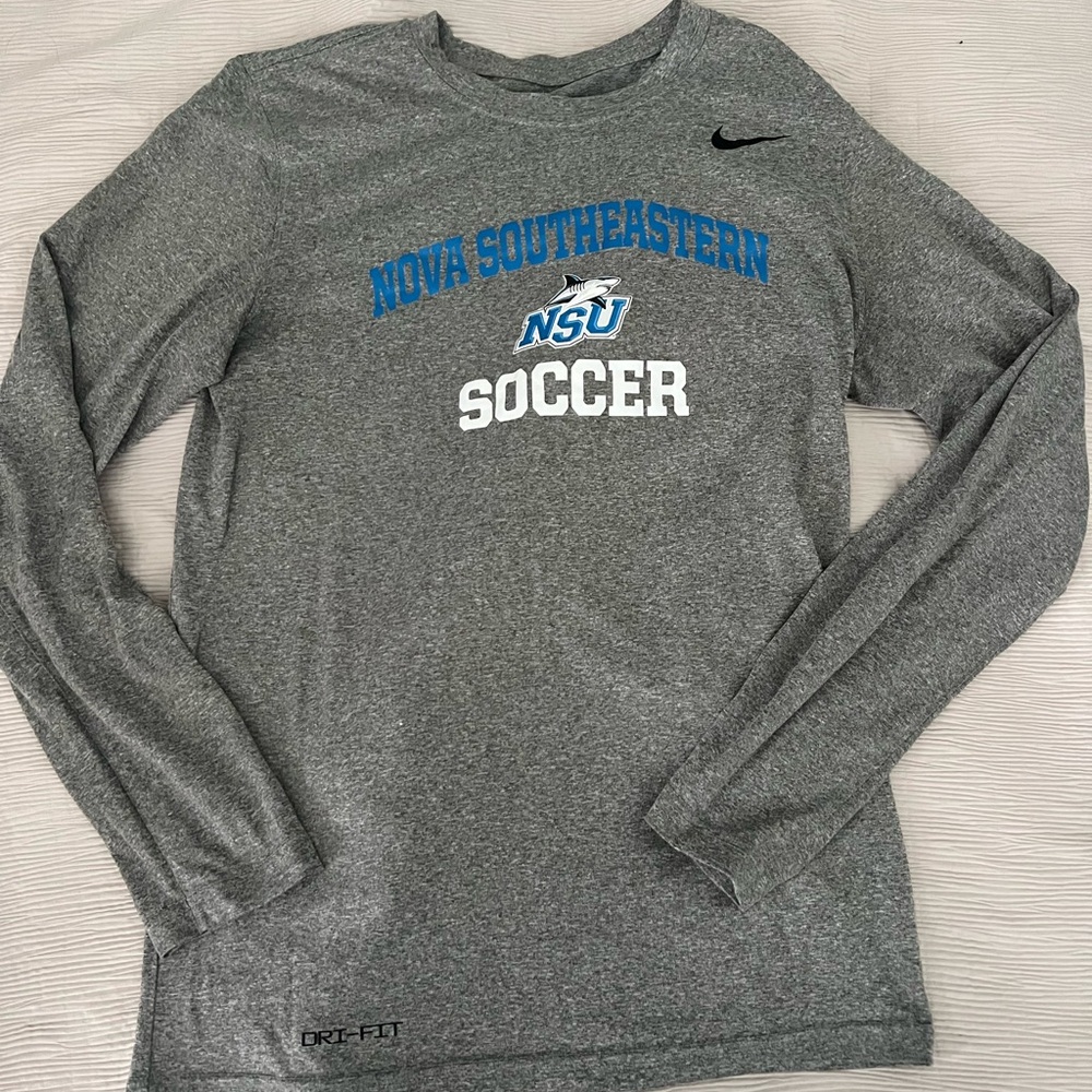 Nike Gray Dri-FIT Soccer Shirt